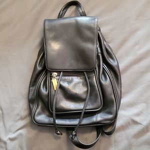 Genuine Leather Backpack Purse